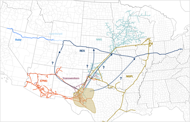 REX Pipe map